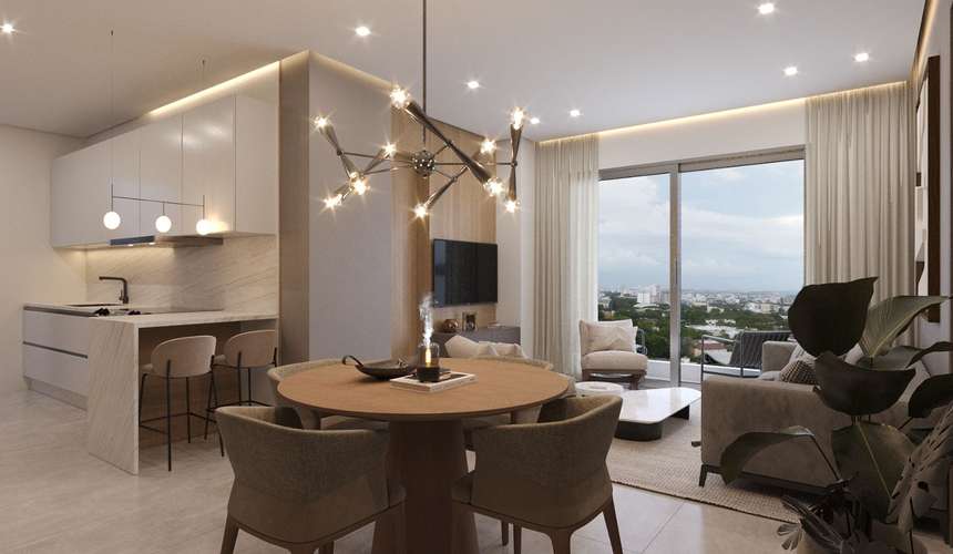 Vista Attico, apartamentos de 1, 2 y 3 habitaciones en Bella Vista, Santo Domingo - Imagen 10