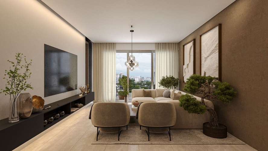 Vista Attico, apartamentos de 1, 2 y 3 habitaciones en Bella Vista, Santo Domingo - Imagen 6