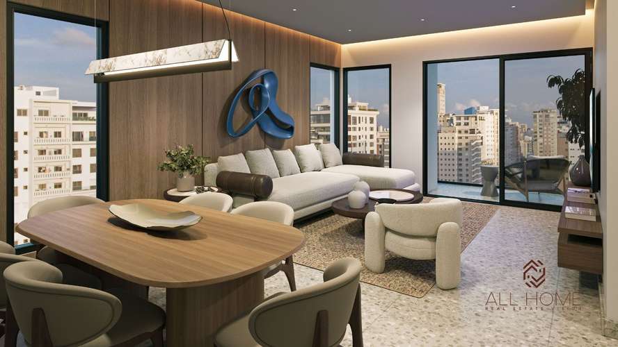 Evaristo Morales, apartamento 3 habitaciones en Santo Domingo - Imagen 2