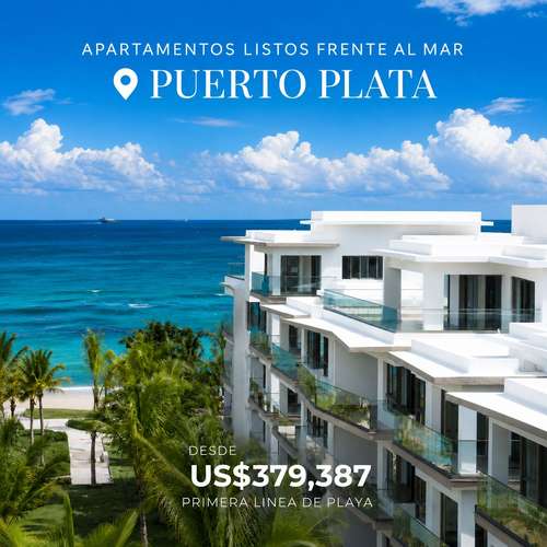 APARTAMETS LISTOS EN PRIMERA LINEA DE PLAYA