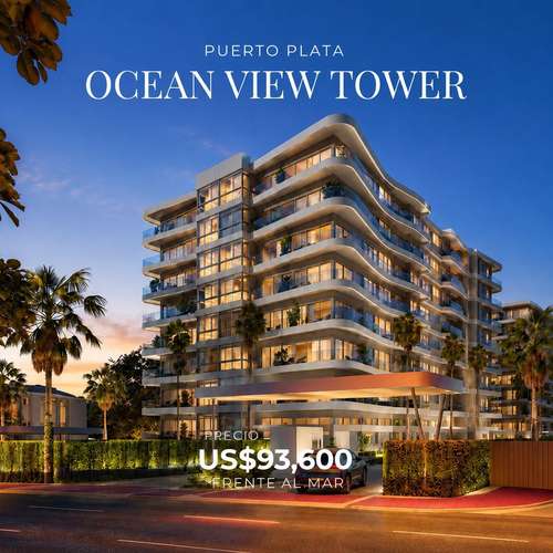 APARTAMENTOS EN PLANO FRENTE AL MAR EN EL MALECÓN DE PUERTO PLATA 