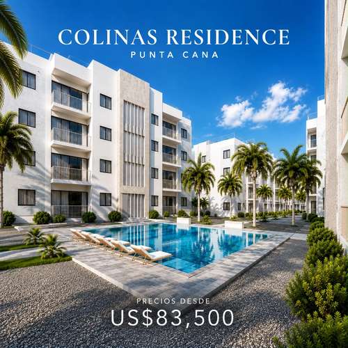 APARTAMENTOS EN PLANO EN VENTA | PUNTA CANA, COLINAS RESIDENCES   