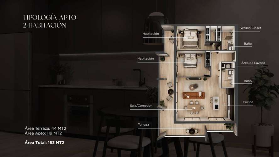 Proyecto de Apartamentos en Zona Universitaria - Imagen 3