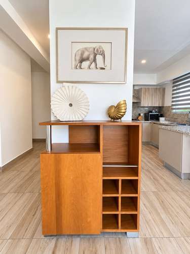 Se renta amplio apartamento amueblado de 1 habitación en torre exclusiva de concepto moderno en Piantini - Imagen 6