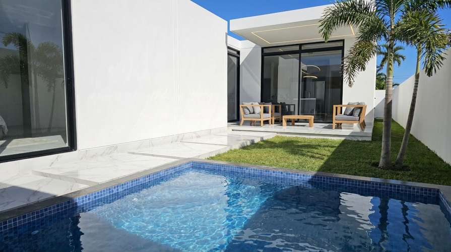  ESPECTACULAR CASA DE UN NIVEL EN PROYECTO CERRADO – GURABO, SANTIAGO