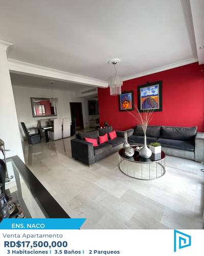 Venta amplio apartamento clásico en Naco 