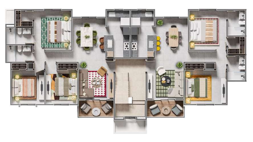 PROYECTO DE APARTAMENTOS DE 2 Y 3 HABITACIONES EN BOCA CHICA - Imagen 9