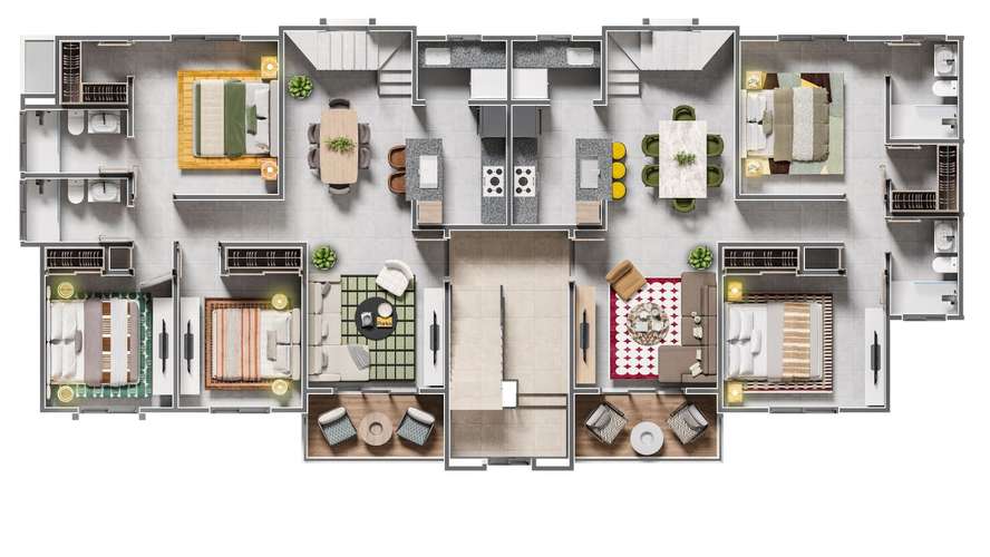 PROYECTO DE APARTAMENTOS DE 2 Y 3 HABITACIONES EN BOCA CHICA - Imagen 8