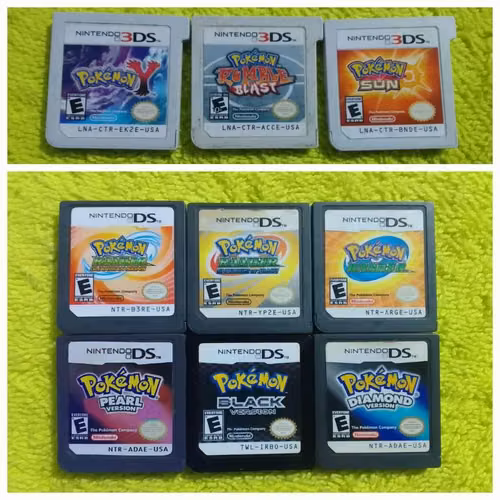 Pokemon Ds y 3ds Diferentes precios