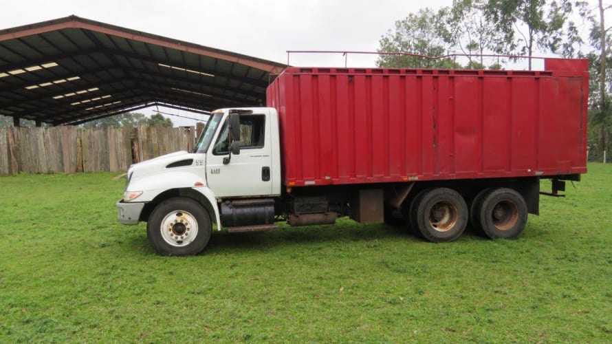 camion de volteo en Guatemala