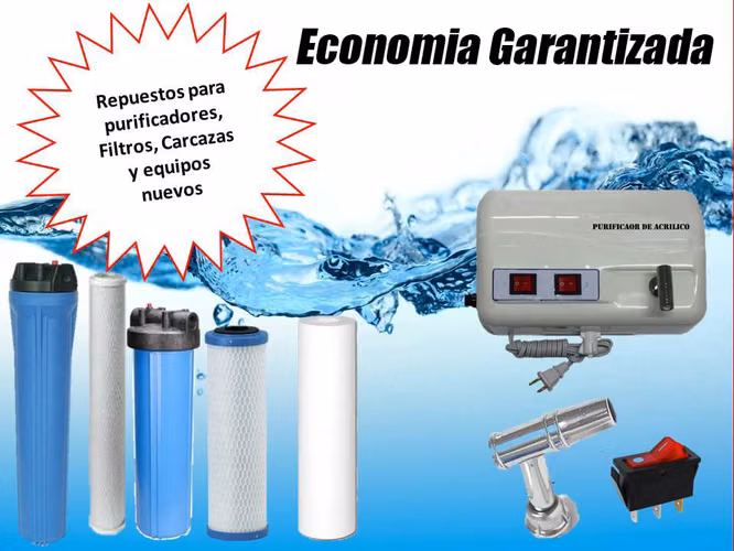 Purificadores de agua, Filtros