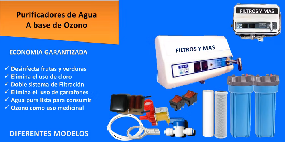 Purificadores de agua, Filtros de carbón, Reparaciones