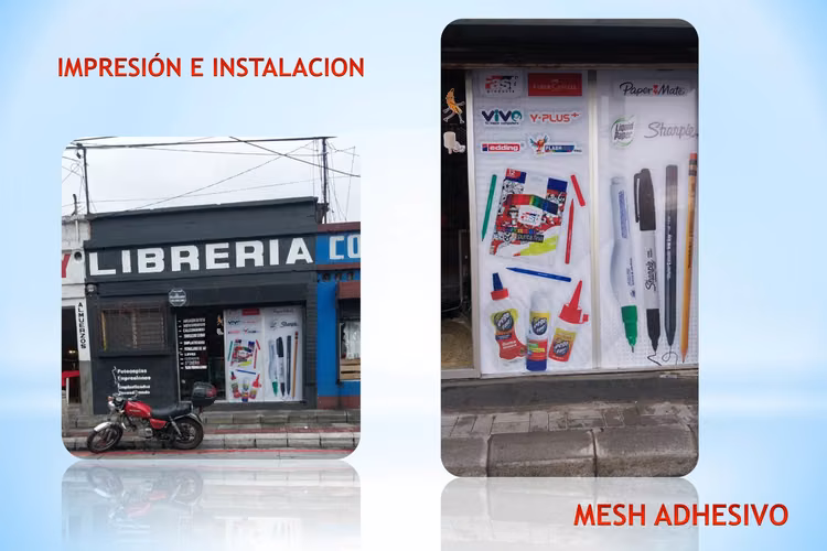 Mesh adhesivo