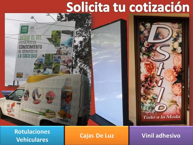 Rotulaciones vehiculares, vinil adhesivo, impresion digital