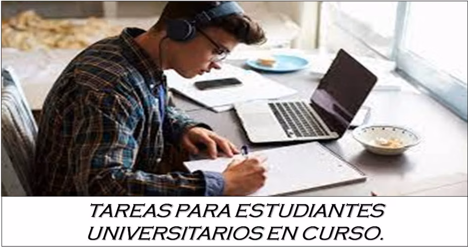 Tasks for ongoing students (licenses and masters)