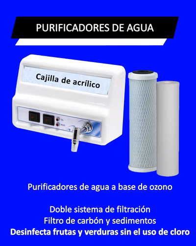 Purificadores de agua, filtros de sedimentos y carbon