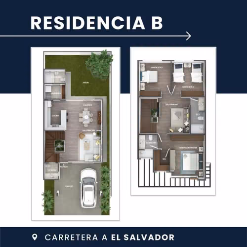 CASA EN VENTA CARRETERA A EL SALVADOR - Imagen 3