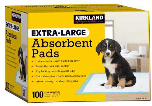 Tapete Absorbente para Mascotas, Set de 100 Unidades, Nuevo y Sellado!