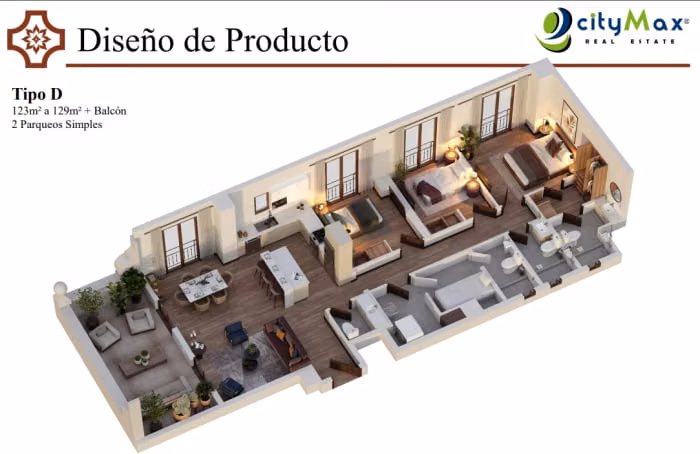 Apartamento en venta en Ciudad Cayala