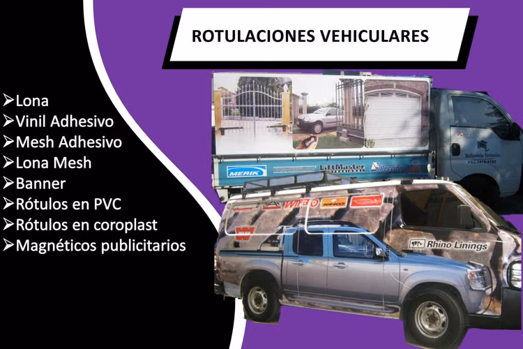 Rotulaciones vehiculares, Lona mesh, mesh adhesivo