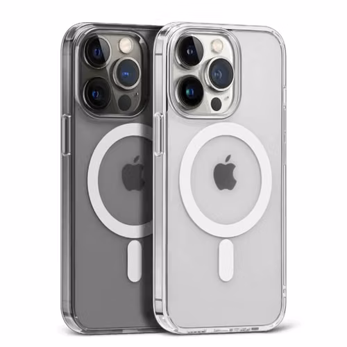 Estuche antigolpes Magsafe transparente para iPhone Pro 14