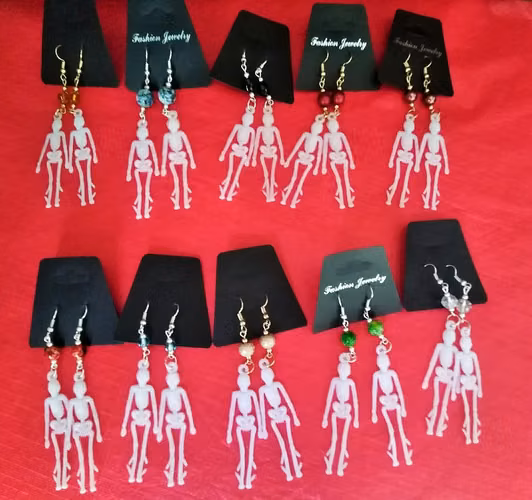 Halloween Aretes, Collares y Pulseras