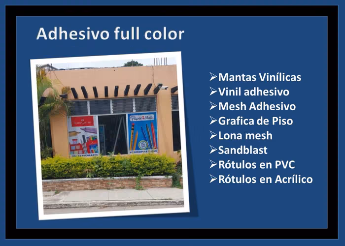 Gráficas de piso, vinil adhesivo,  rótulos en pvc