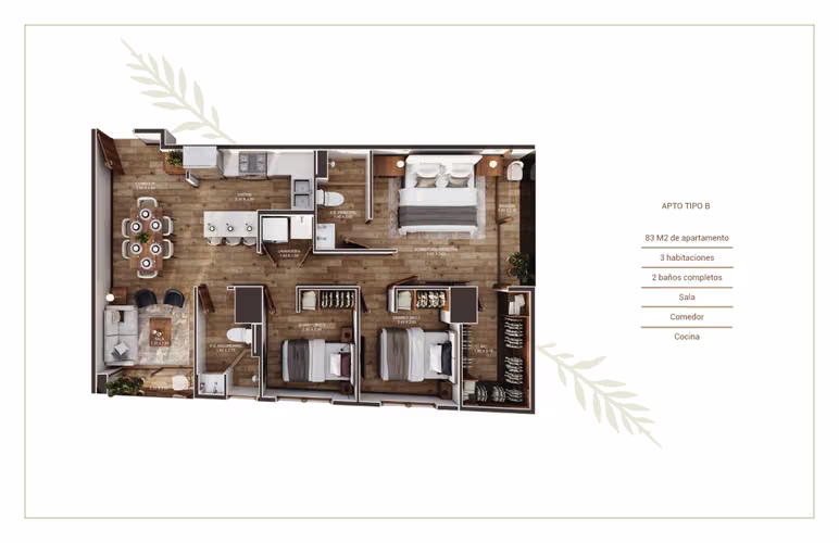 Vendo apartamentos NUEVOS 2 habitaciones en zona 13 sector Las Américas - Imagen 17