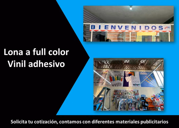 adhesivo, mantas vinilicas,  impresiones a gran formato