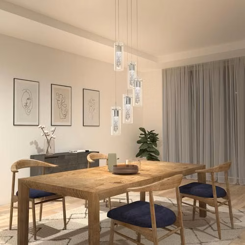 Lámpara Moderna con Luces Colgantes Led marca Artik, Nuevo y Sellado!
