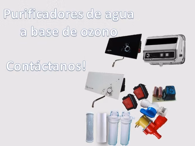 Purificadores, filtros, repuestos para ozono