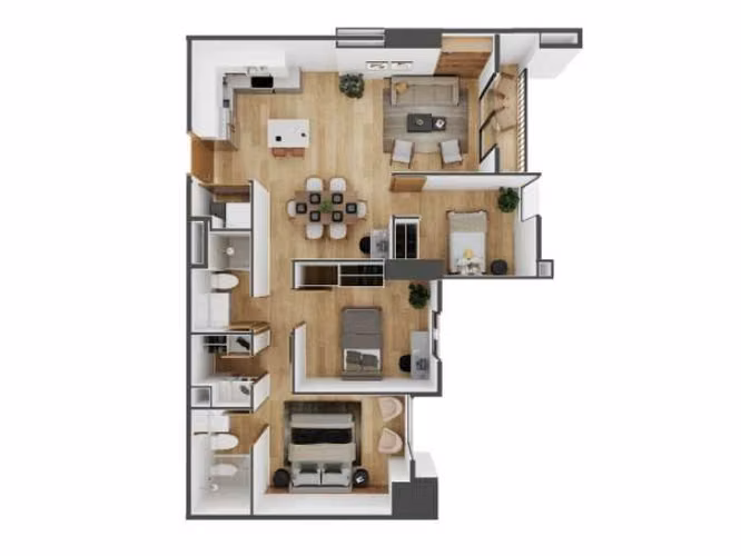 Apartamento para Estrenar en Zona 11 Col. El Mirador - Imagen 2