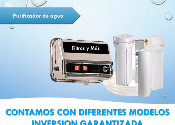 Purificador de agua, filtro de sedimentos, filtro de carbon