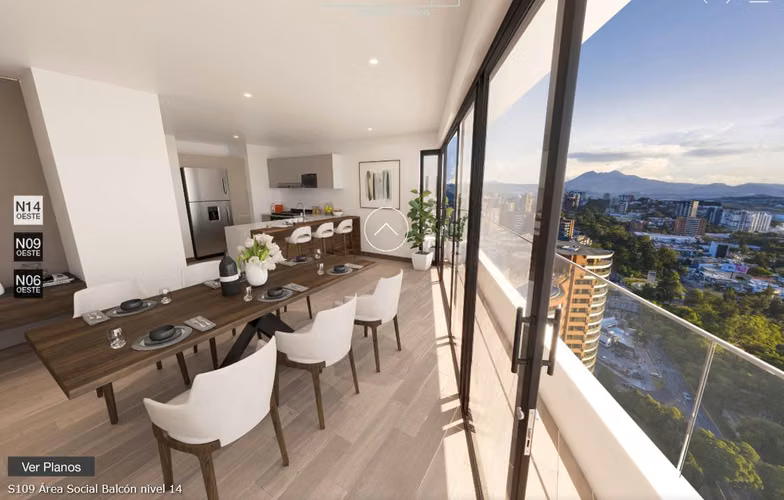 Venta de apartamento nuevo en Parque 14 | Zona 14 Nivel alto - Imagen 4