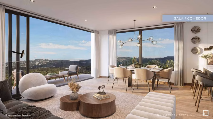 Elemento Norte Plaza Berlín | Zona 13 | Apartamentos nuevos de 3 habitaciones - Imagen 2