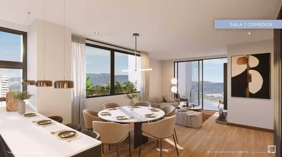 Elemento Norte Plaza Berlín | Zona 13 | Apartamentos nuevos de 3 habitaciones - Imagen 3