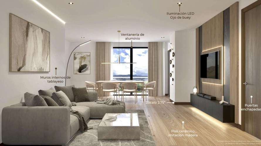 Edificio Ginza VH2 Zona 15 | Apartamentos nuevos de 3 habitaciones - Imagen 2