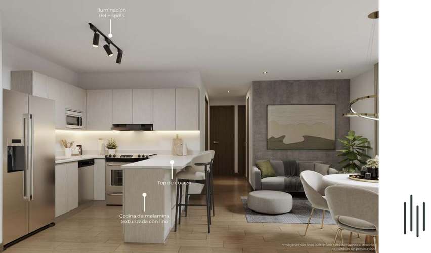 Edificio Ginza VH2 Zona 15 | Apartamentos nuevos de 3 habitaciones - Imagen 12