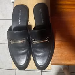 Mules Negros Saks Fifth Avenue – En Venta