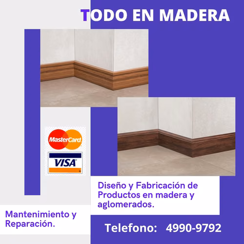 Zócalos de madera
