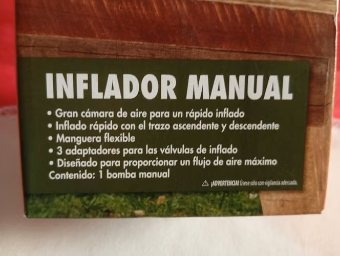 Inflador Manual Nuevo