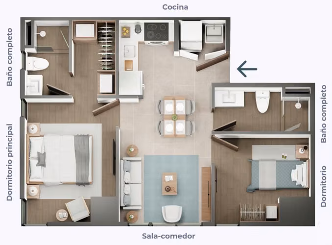 Apartamento en Venta en Zona 15 Vista Hermosa 2 - Imagen 4