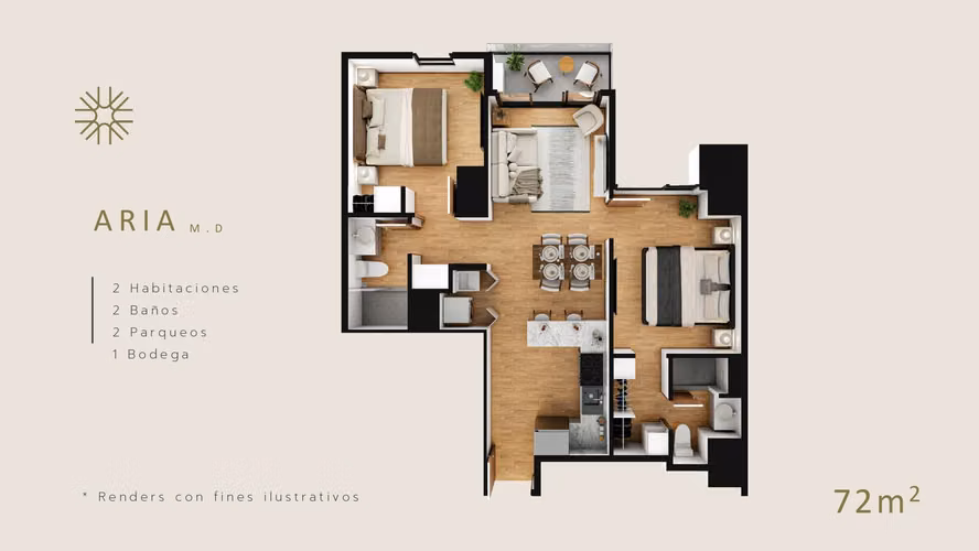 Proyecto Airbnb Friendly en planos! Ciudad Vieja, Zona 10.