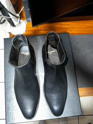 Chelsea Boots WYATT – YSL Saint Laurent | Cuero Negro - Originales - talla: 41