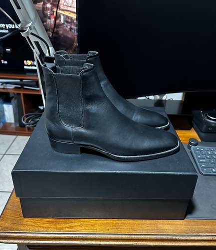 Chelsea Boots WYATT – YSL Saint Laurent | Cuero Negro - Originales - talla: 41
