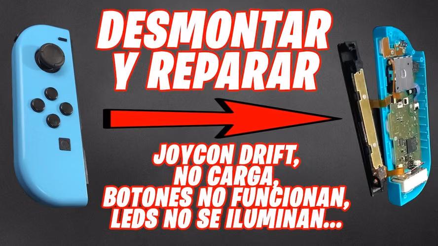 Reparación de Mandos Joycon para Nintendo Switch