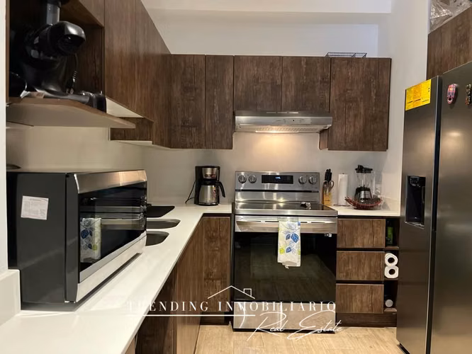 Apartamento Amueblado en Alquiler Edificio Habitat Ciudad Vieja Zona 10 con 3 Dormitorios