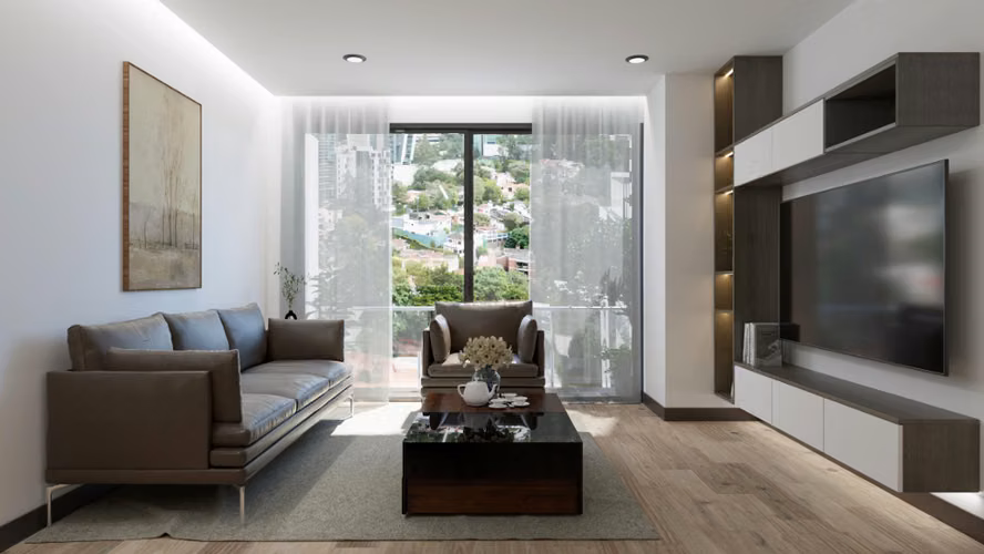 Apartamentos nuevos de 3 Hab en Athenea15 VHII Zona 15 | Opcion con terrazas y jardin
