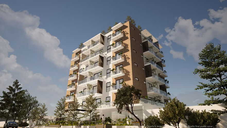 Apartamentos nuevos de 1 Hab en Athenea15 VHII Zona 15 | Opcion con terrazas y jardin