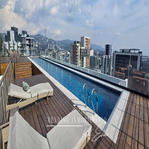 Renta de Apartamento Amueblado en Edificio Casalini Zona 10 de 2 Habitaciones
